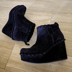 Pedro Garcia Suede platform ankle boots
